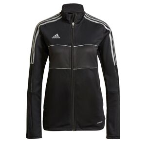 ADIDAS PERFORMANCE Sportovní bunda tmavě šedá / černá / bílá