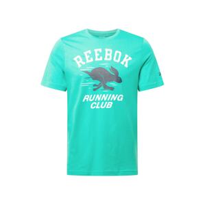 Reebok Sport Funkční tričko námořnická modř / nefritová / bílá