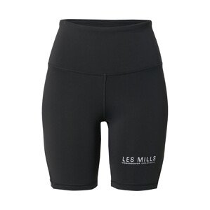 Reebok Sport Sportovní kalhoty 'Les Mills' černá / bílá