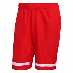 ADIDAS SPORTSWEAR Sportovní kalhoty červená / bílá