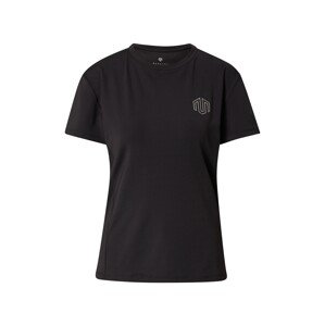 MOROTAI Funkční tričko 'NAKA' černá / bílá