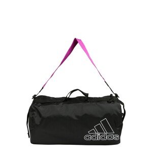 ADIDAS PERFORMANCE Sportovní taška  černá / bílá / fuchsiová
