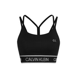 Calvin Klein Performance Sportovní podprsenka  černá / světle šedá