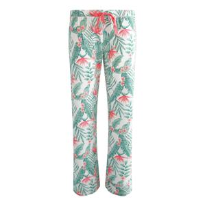 PJ Salvage Pyžamové kalhoty 'Paradise'  bílá / trávově zelená / melounová