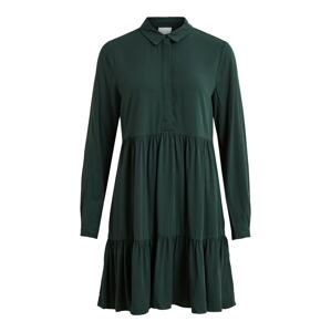 VILA Košilové šaty 'Morose'  tmavě zelená