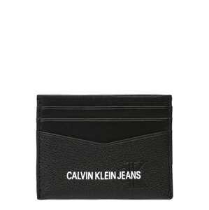 Calvin Klein Jeans Pouzdro  černá / bílá