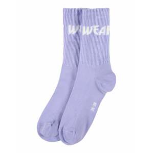 WEARKND Ponožky  šeříková / bílá