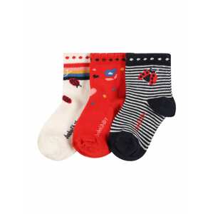 Boboli Ponožky  bílá / modrá / červená