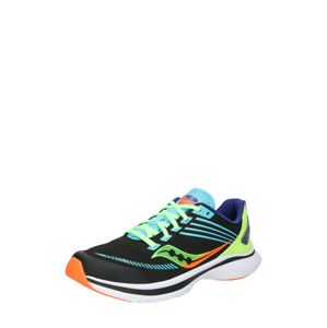 saucony Sportovní boty 'Kinvara 12'  černá / aqua modrá / oranžová / kiwi / tmavě fialová
