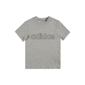 ADIDAS PERFORMANCE Funkční tričko  šedý melír / černá