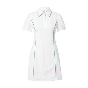 Résumé Košilové šaty 'Hobart'  bílá / smaragdová
