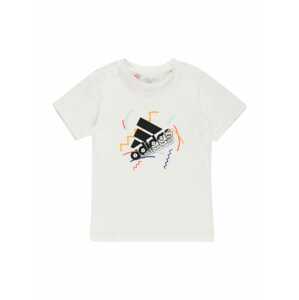 ADIDAS PERFORMANCE Funkční tričko  bílá / černá / oranžová