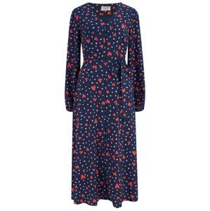 Sugarhill Brighton Košilové šaty 'Glenda'  námořnická modř / světle růžová / červená