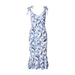 Sistaglam Letní šaty 'KARINA'  modrá / bílá