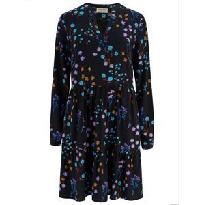 Sugarhill Brighton Košilové šaty 'Thea'  černá / světlemodrá / světle fialová / mix barev