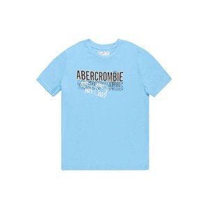 Abercrombie & Fitch Tričko  světlemodrá / černá / bílá