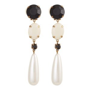 Twinset Ohrringe 'ORECCHINI'  bílá / černá / perlově bílá / zlatá