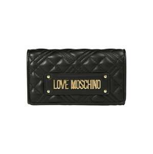 Love Moschino Peněženka  černá / zlatá