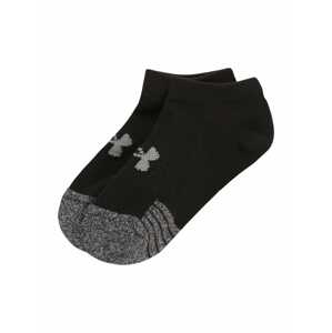 UNDER ARMOUR Sportovní ponožky  černá / šedý melír
