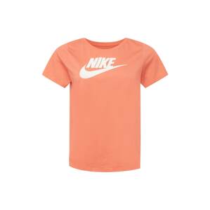 Nike Sportswear Tričko  korálová / bílá