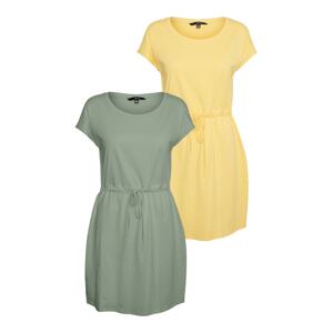 Vero Moda Tall Šaty 'April'  pastelově zelená / limone