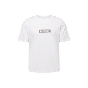 Calvin Klein Performance Funkční tričko  bílá / šedá