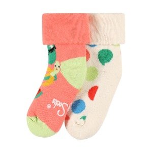 Happy Socks Socken  krémová / světle zelená / lososová / žlutá / červená