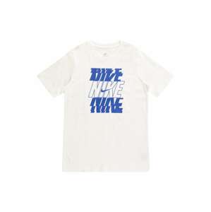 Nike Sportswear Tričko  námořnická modř / offwhite