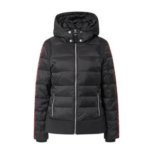 Soccx Zimní bunda  černá / červená / bílá