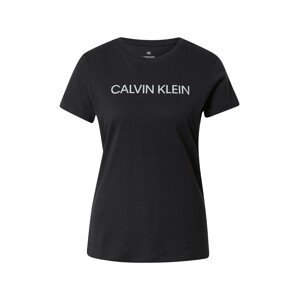 Calvin Klein Performance Funkční tričko  černá / světle šedá
