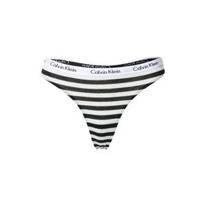 Calvin Klein Underwear Tanga  bílá / černá