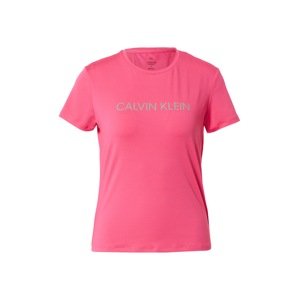 Calvin Klein Performance Funkční tričko  světle růžová / šedá