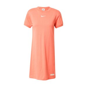 Nike Sportswear Šaty  korálová / bílá