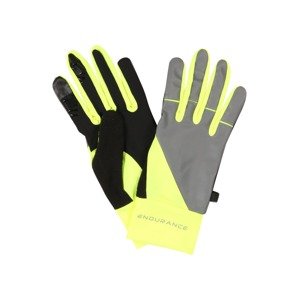 ENDURANCE Sportovní rukavice 'Mingus'  svítivě žlutá / šedá / černá