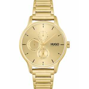 HUGO Analogové hodinky  zlatá