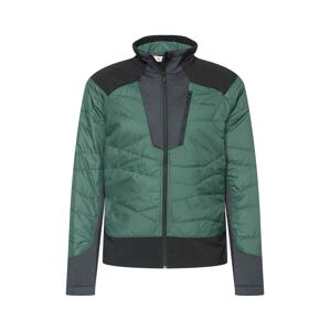 VAUDE Outdoorová bunda 'Minaki'  zelená / šedý melír / černá