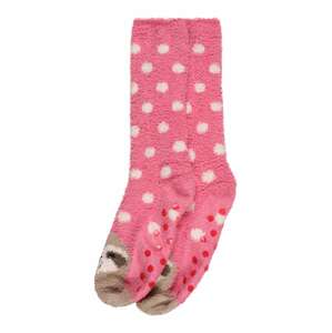 PJ Salvage Ponožky 'Cozy'  pink / bílá
