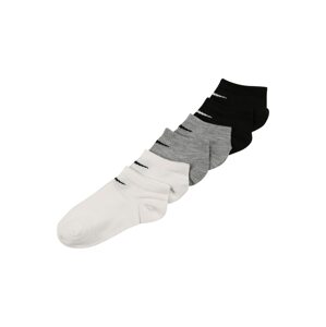 NIKE Sportovní ponožky  bílá / černá / šedý melír