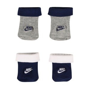 Nike Sportswear Ponožky 'FUTURA'  tmavě modrá / bílá / šedý melír