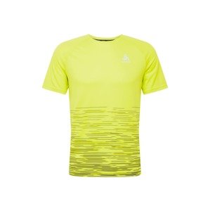 ODLO Funkční tričko  svítivě žlutá / bílá / tmavě šedá