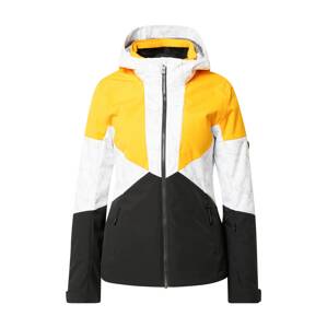 ZIENER Outdoorová bunda 'TANSY'  šedá / oranžová / černá / bílá