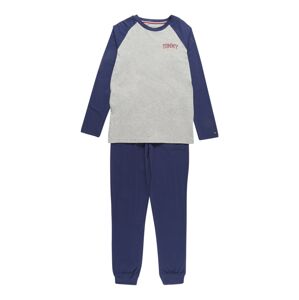 Tommy Hilfiger Underwear Pyžamo  námořnická modř / korálová / šedý melír