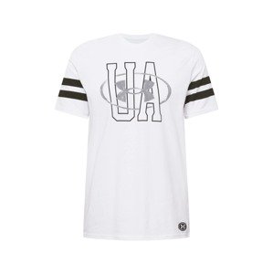 UNDER ARMOUR Funkční tričko  bílá / černá