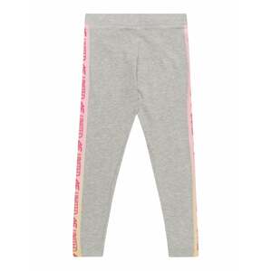 4F Sportovní kalhoty  šedá / pink / růžová