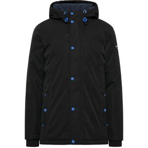 HOMEBASE Zimní bunda 'Hamburg-Edition'  černá / azurová modrá