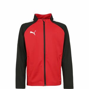 PUMA Sportovní bunda  svítivě červená / antracitová / bílá