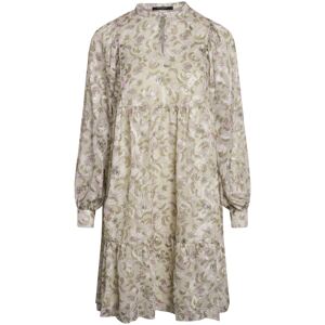 BRUUNS BAZAAR Košilové šaty 'Florian Bennett' khaki / pastelová fialová / přírodní bílá