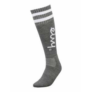 Eivy Sportovní ponožky  šedý melír / bílá
