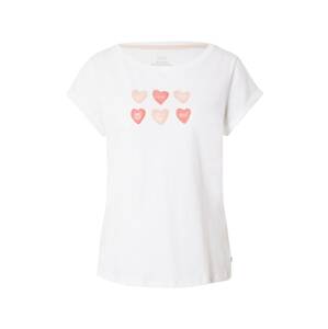ESPRIT Tričko 'Valentine' starorůžová / melounová / bílá