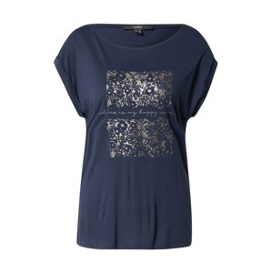 Esprit Collection Tričko  námořnická modř / stříbrná